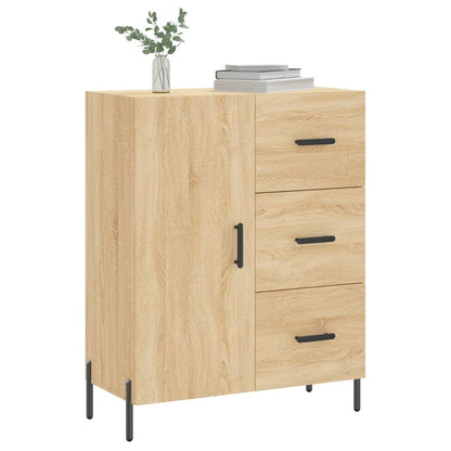 Skjenk sonoma eik 69,5x34x90 cm konstruert tre