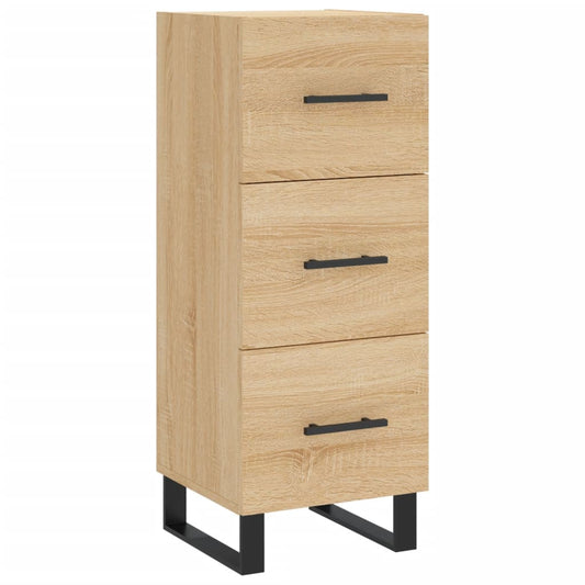 Skjenk sonoma eik 34,5x34x90 cm konstruert tre