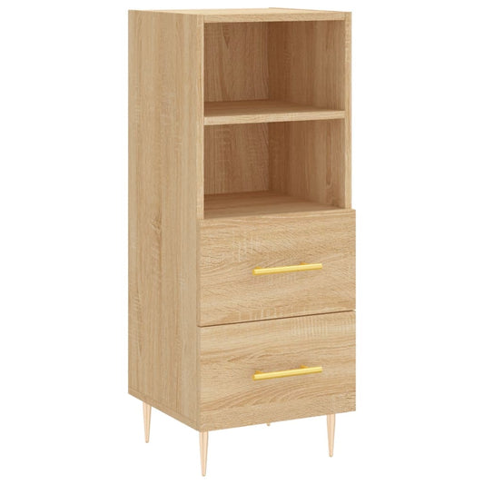 Skjenk sonoma eik 34,5x34x90 cm konstruert tre