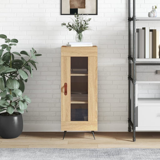 Skjenk sonoma eik 34,5x34x90 cm konstruert tre