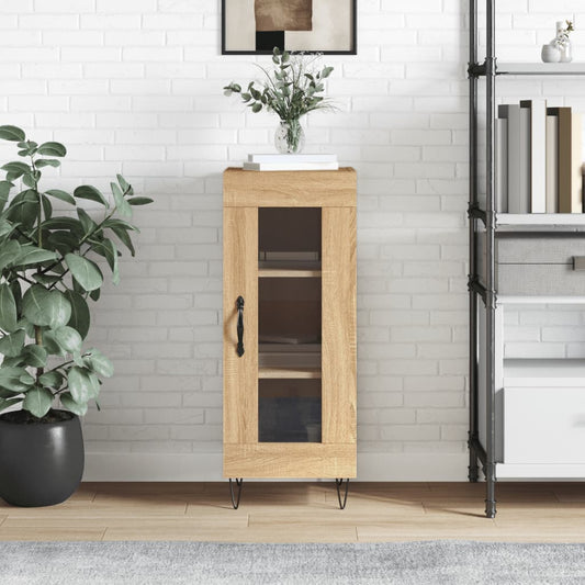 Skjenk sonoma eik 34,5x34x90 cm konstruert tre