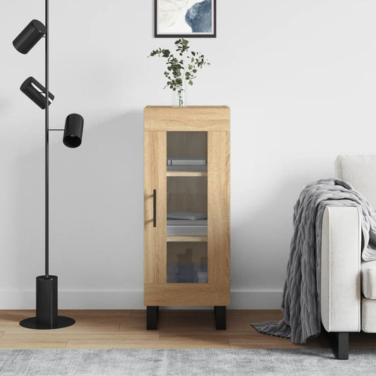 Skjenk sonoma eik 34,5x34x90 cm konstruert tre