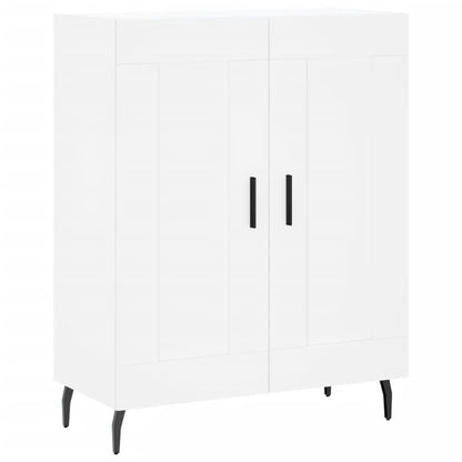 Skjenk hvit 69,5x34x90 cm konstruert tre