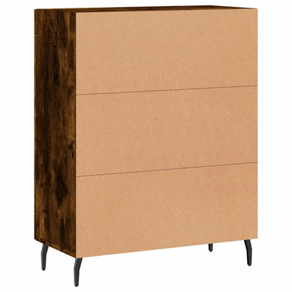 Skjenk røkt eik 69,5x34x90 cm konstruert tre