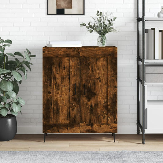 Skjenk røkt eik 69,5x34x90 cm konstruert tre