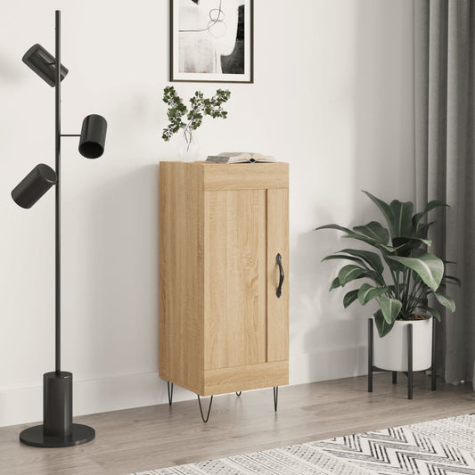 Skjenk sonoma eik 34,5x34x90 cm konstruert tre