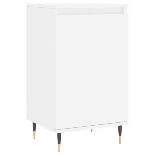 Skjenk hvit 40x35x70 cm konstruert tre