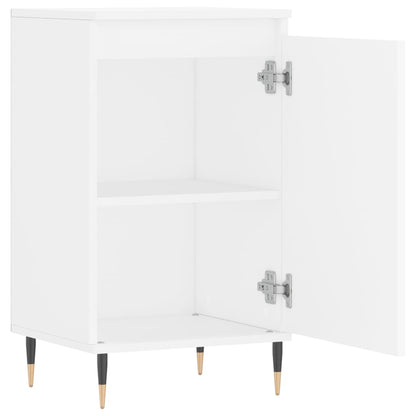 Skjenk hvit 40x35x70 cm konstruert tre