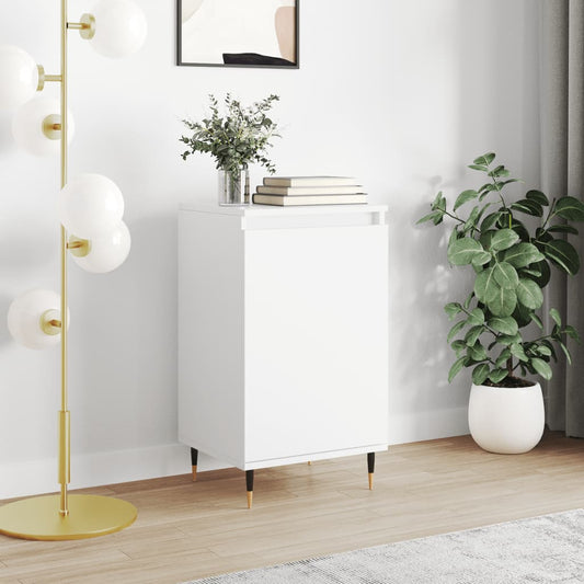Skjenk hvit 40x35x70 cm konstruert tre