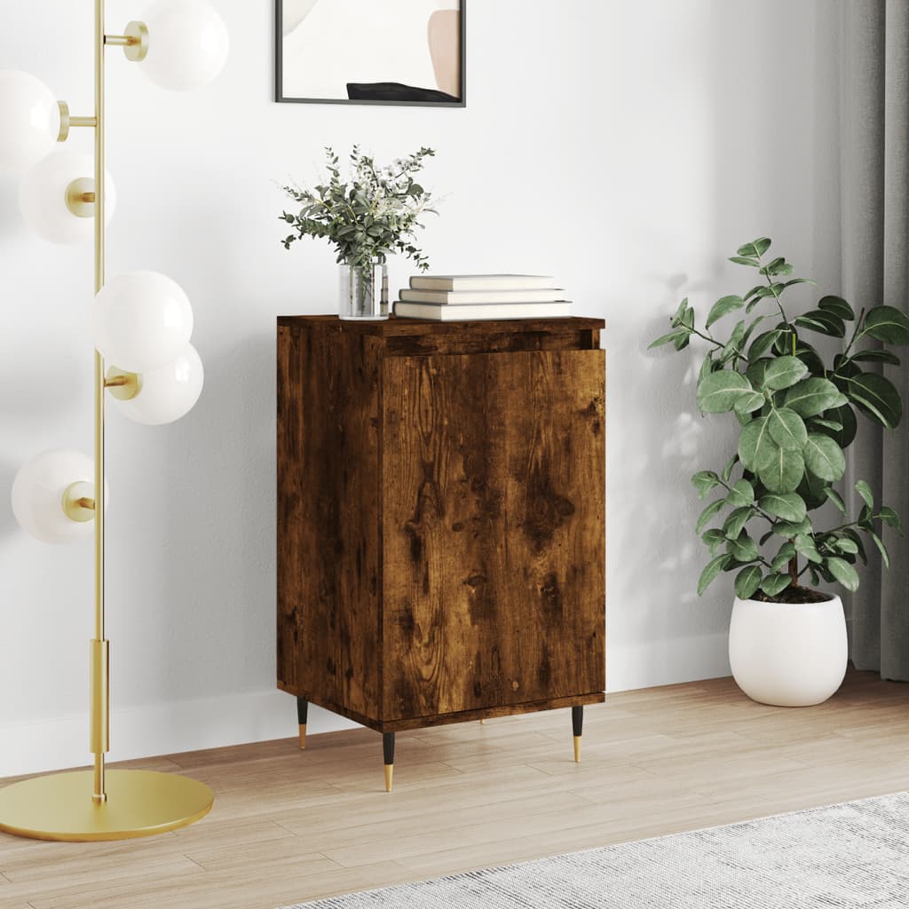 Skjenk røkt eik 40x35x70 cm konstruert tre