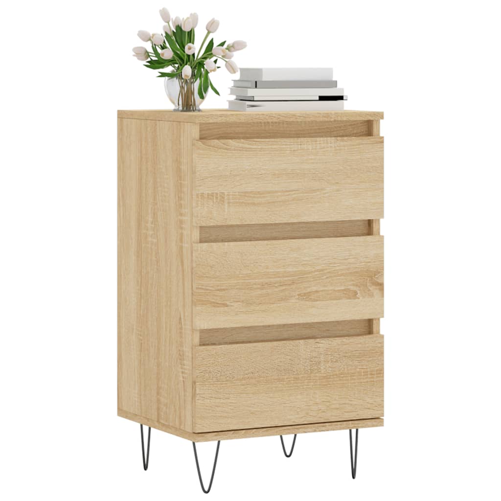 Skjenk sonoma eik 40x35x70 cm konstruert tre