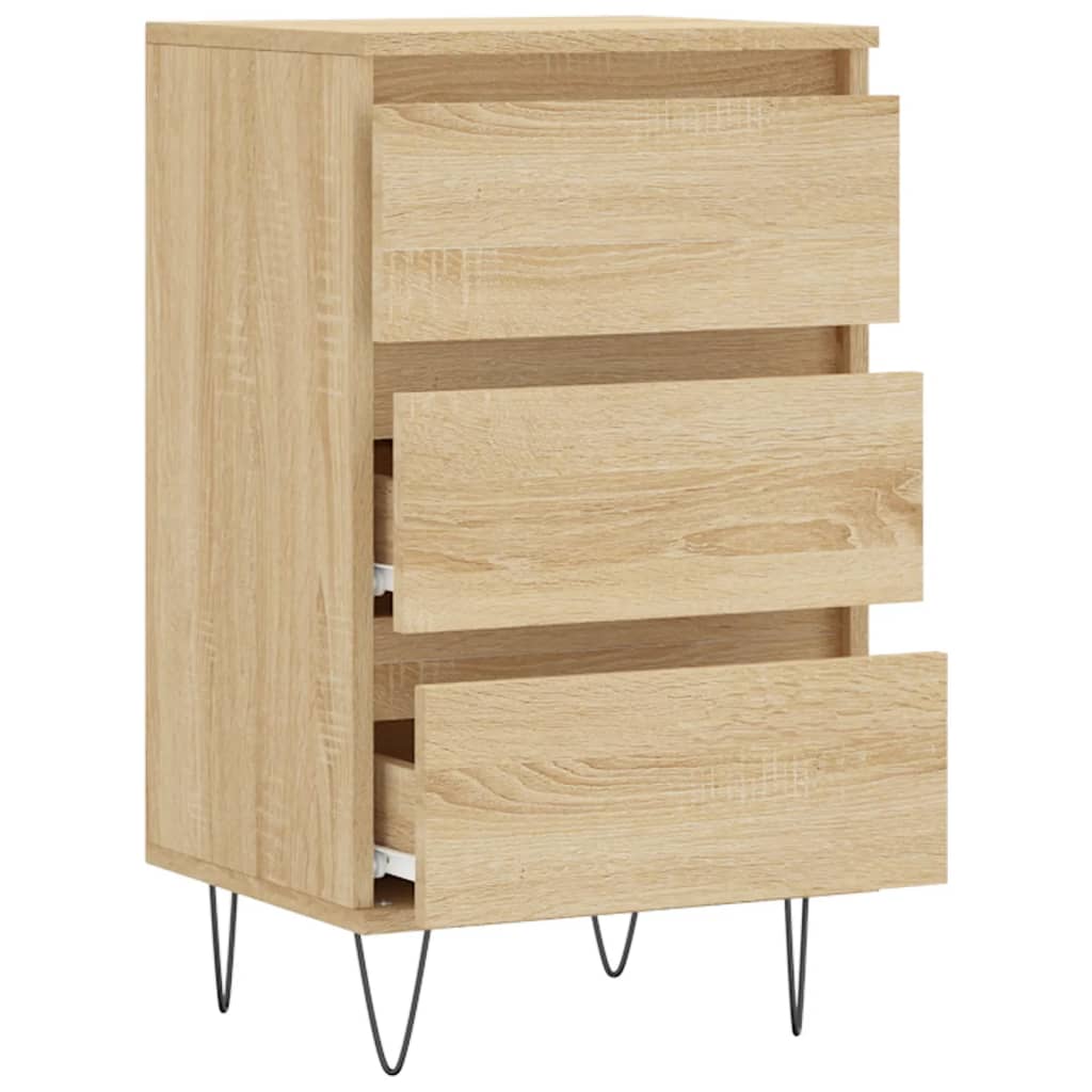 Skjenk sonoma eik 40x35x70 cm konstruert tre