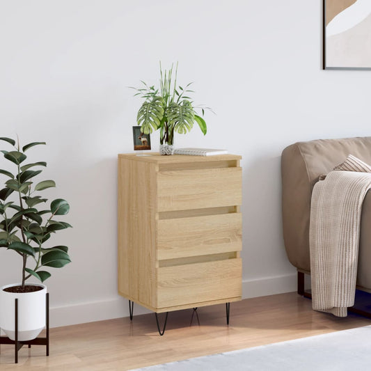 Skjenk sonoma eik 40x35x70 cm konstruert tre