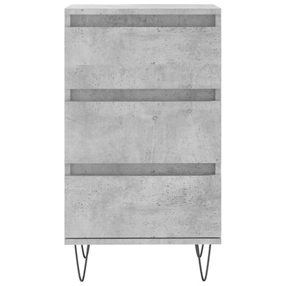 Skjenk betonggrå 40x35x70 cm konstruert tre