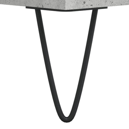 Skjenk betonggrå 40x35x70 cm konstruert tre