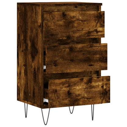 Skjenk røkt eik 40x35x70 cm konstruert tre
