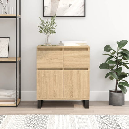 Skjenk sonoma eik 60x35x70 cm konstruert tre