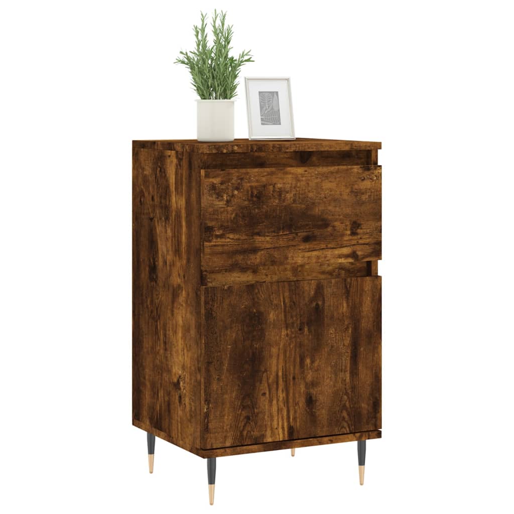 Skjenk røkt eik 40x35x70 cm konstruert tre