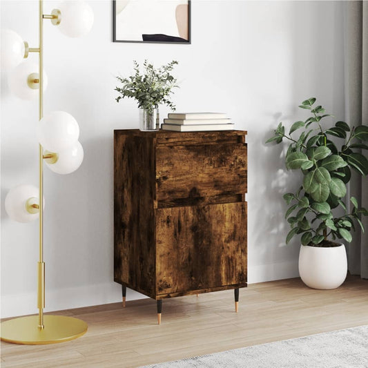 Skjenk røkt eik 40x35x70 cm konstruert tre