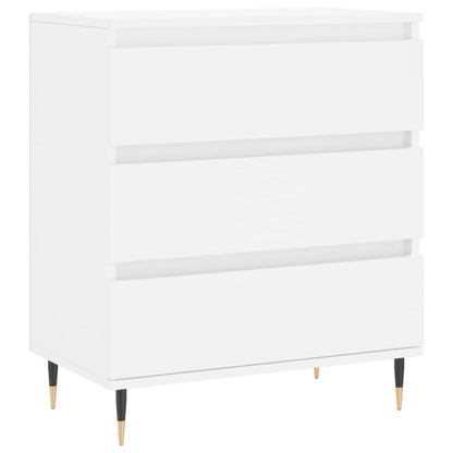 Skjenk hvit 60x35x70 cm konstruert tre