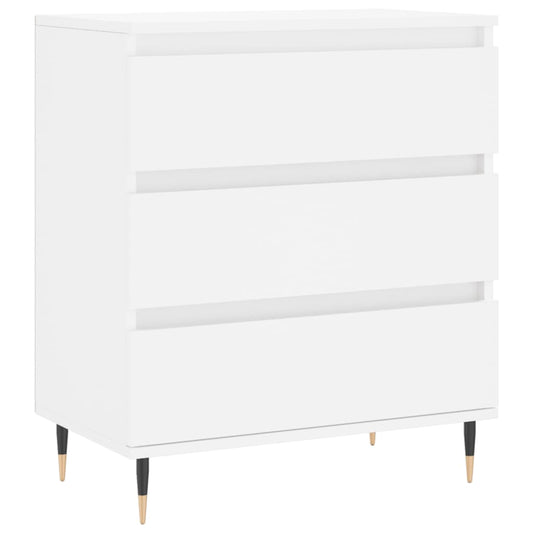 Skjenk hvit 60x35x70 cm konstruert tre
