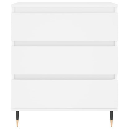 Skjenk hvit 60x35x70 cm konstruert tre