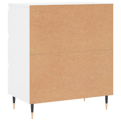 Skjenk hvit 60x35x70 cm konstruert tre