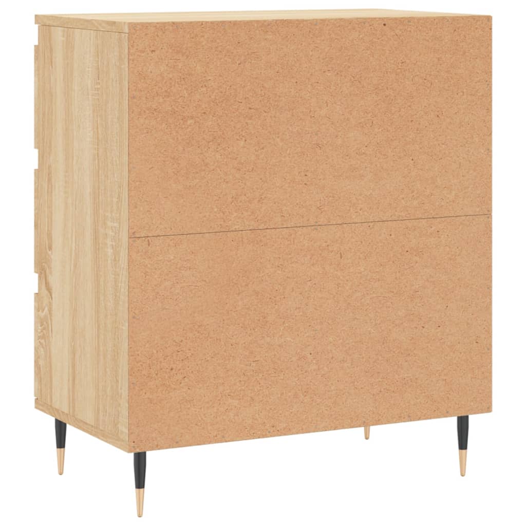 Skjenk sonoma eik 60x35x70 cm konstruert tre