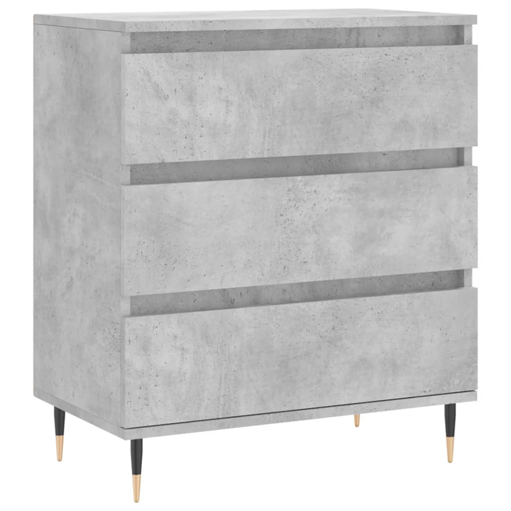 Skjenk betonggrå 60x35x70 cm konstruert tre