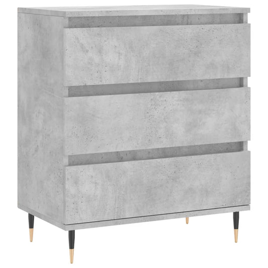 Skjenk betonggrå 60x35x70 cm konstruert tre