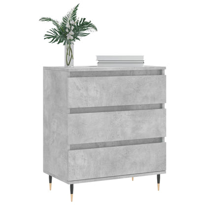 Skjenk betonggrå 60x35x70 cm konstruert tre