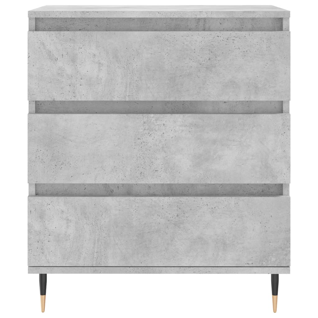 Skjenk betonggrå 60x35x70 cm konstruert tre