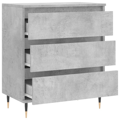 Skjenk betonggrå 60x35x70 cm konstruert tre