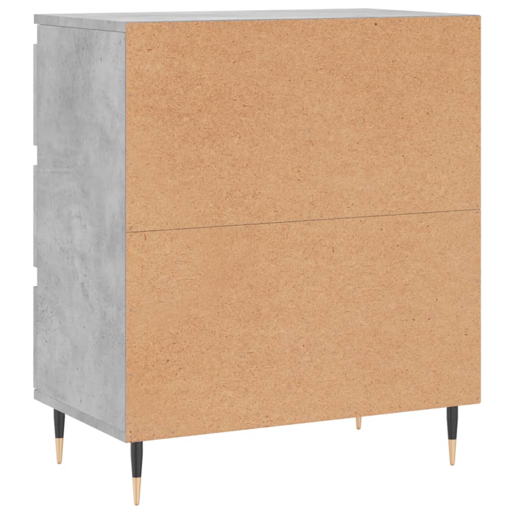 Skjenk betonggrå 60x35x70 cm konstruert tre