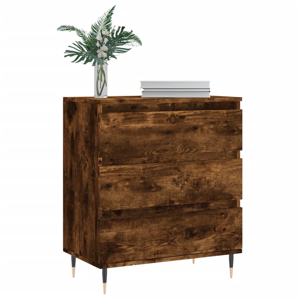 Skjenk røkt eik 60x35x70 cm konstruert tre