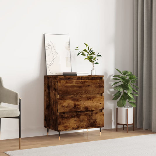 Skjenk røkt eik 60x35x70 cm konstruert tre