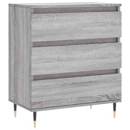 Skjenk grå sonoma 60x35x70 cm konstruert tre