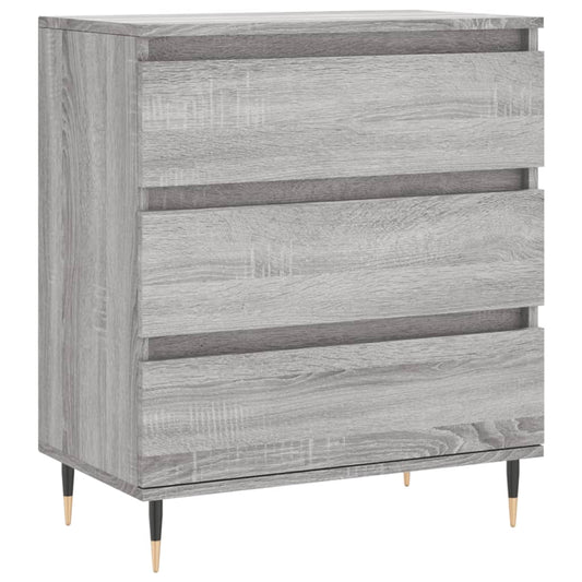 Skjenk grå sonoma 60x35x70 cm konstruert tre