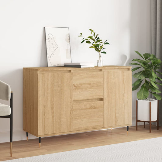 Skjenk sonoma eik 104x35x70 cm konstruert tre