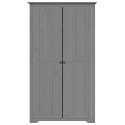 Garderobe BODO grå 99x53,5x173 cm heltre furu
