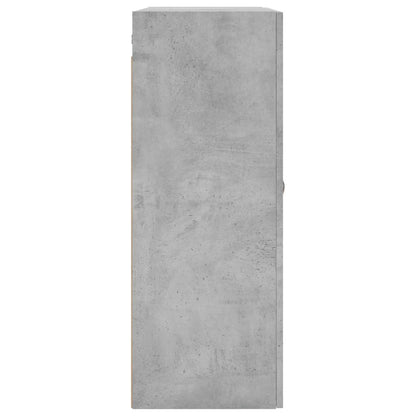 Veggskap betonggrå 69,5x34x90 cm