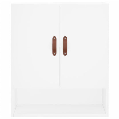 Veggskap hvit 60x31x70 cm konstruert tre