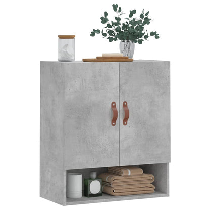Veggskap betonggrå 60x31x70 cm konstruert tre