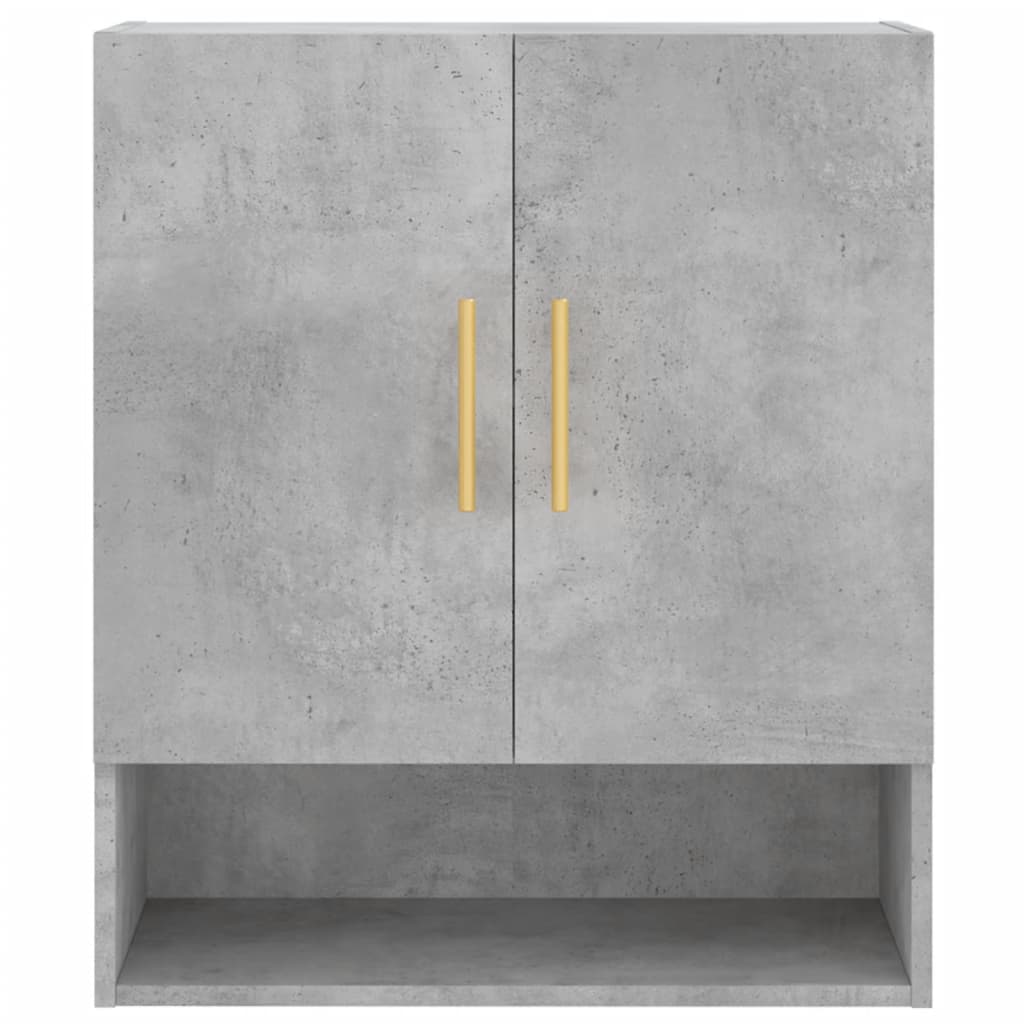 Veggskap betonggrå 60x31x70 cm konstruert tre
