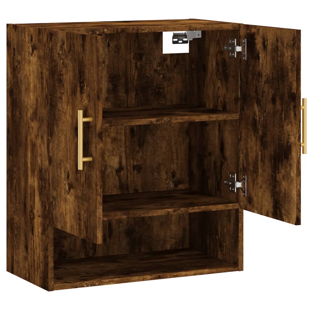 Veggskap røkt eik 60x31x70 cm konstruert tre