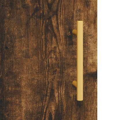 Veggskap røkt eik 60x31x70 cm konstruert tre