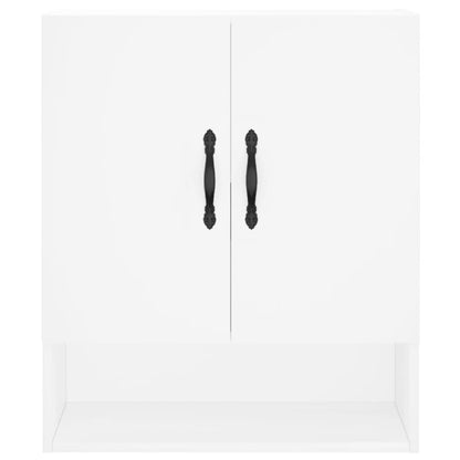 Veggskap hvit 60x31x70 cm konstruert tre