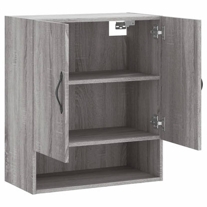 Veggskap grå sonoma 60x31x70 cm konstruert tre