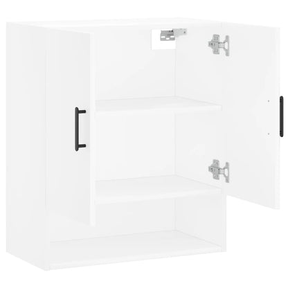 Veggskap hvit 60x31x70 cm konstruert tre