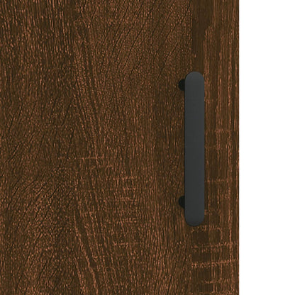 Veggskap brun eik 60x31x70 cm konstruert tre
